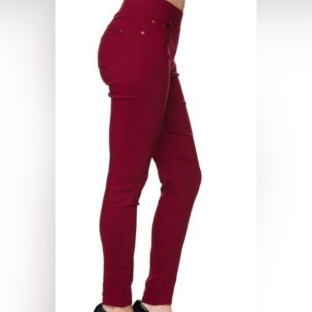 Miracle Red Skinny Pants